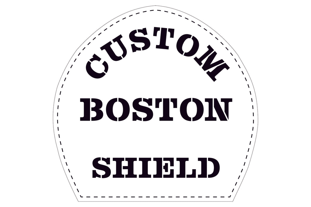 Custom Boston fire helmet shield online shield creator for firefighters