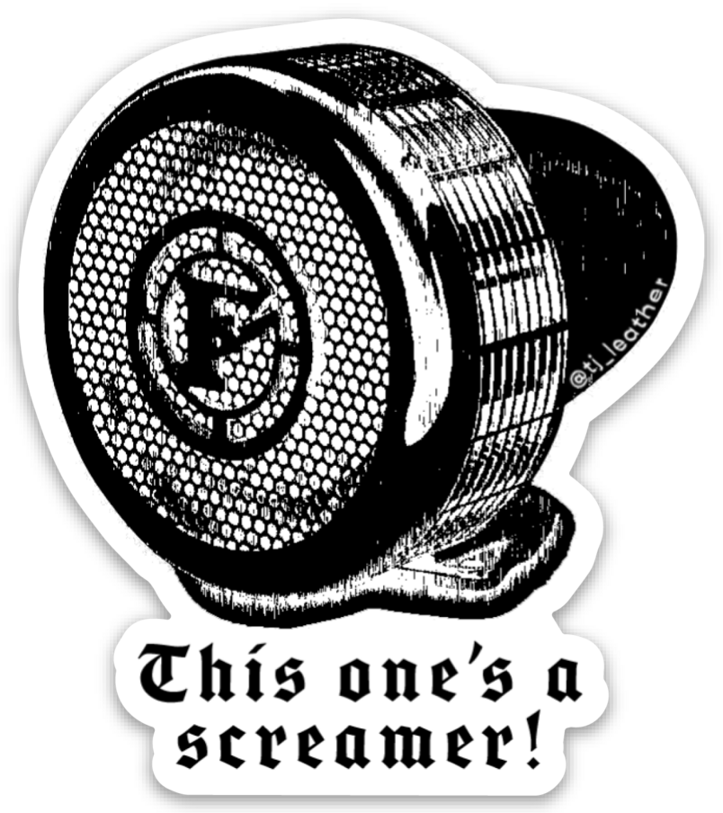Screamer Q Sticker