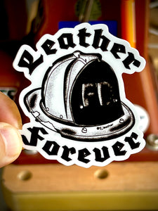 Leather Forever Sticker