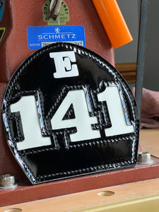 Custom Boston Fire Helmet Shield